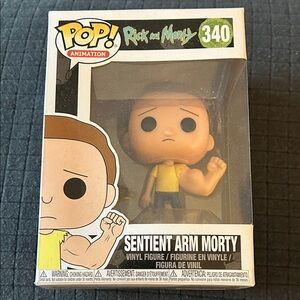 Funko Pop Animation Sentient Arm Morty - Yellow and Blue